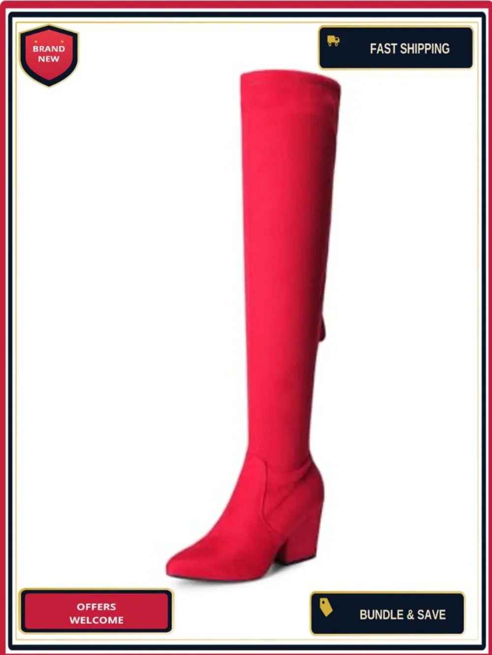 Women's Over the Knee High Boots 2.95